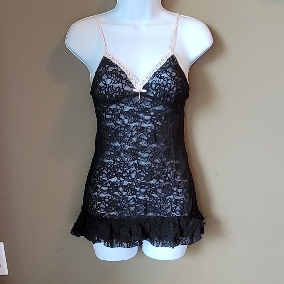 Victoria's Secret Vintage Lingerie Intimate Sleepwear Nightie Lace Size Small - Picture 2 of 10
